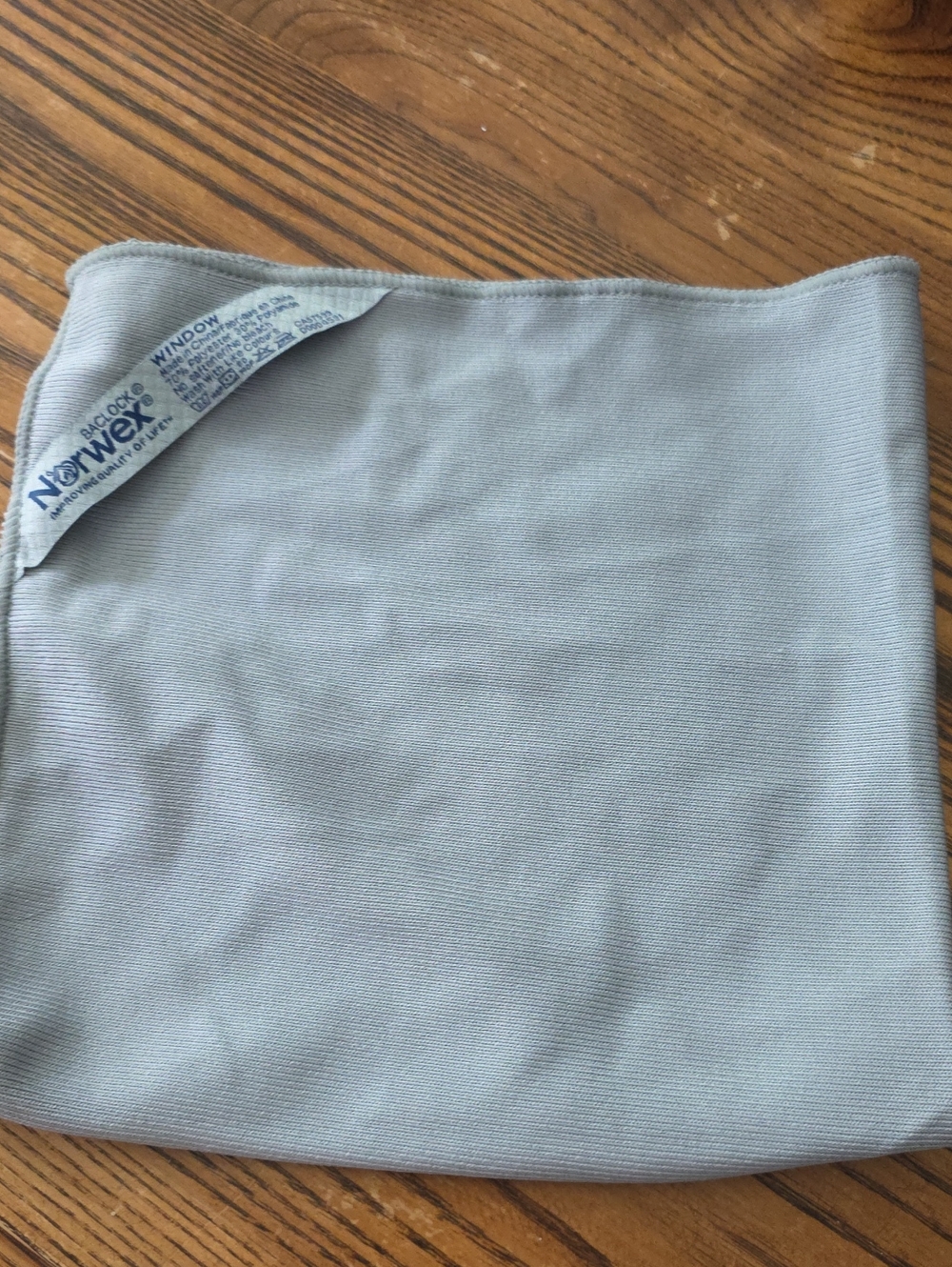 Norwex Light Gray Microfiber Window Cloth